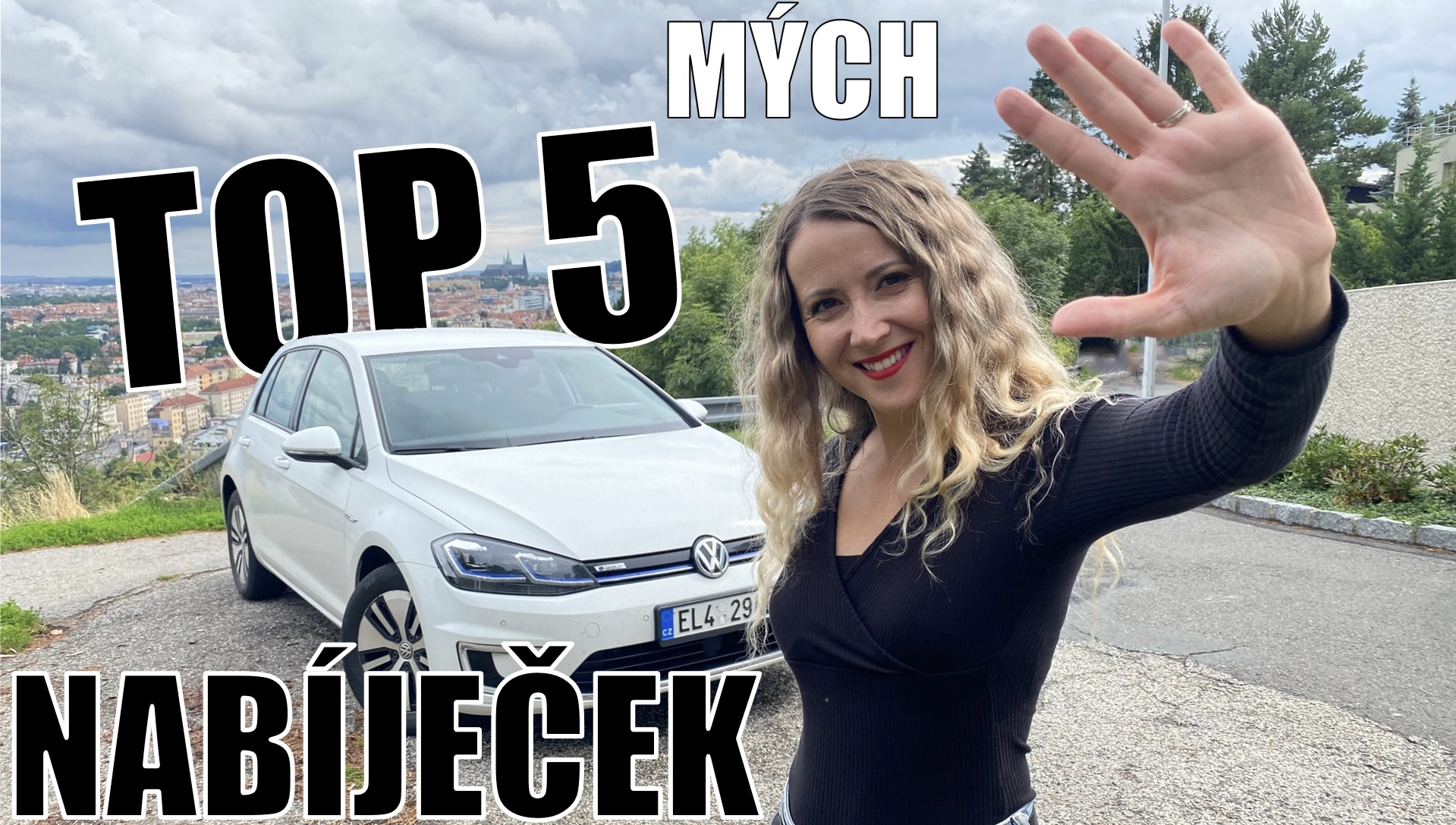elektromobil žena volkswagen e-golf elektromobilita anita plasová dobitý baterky