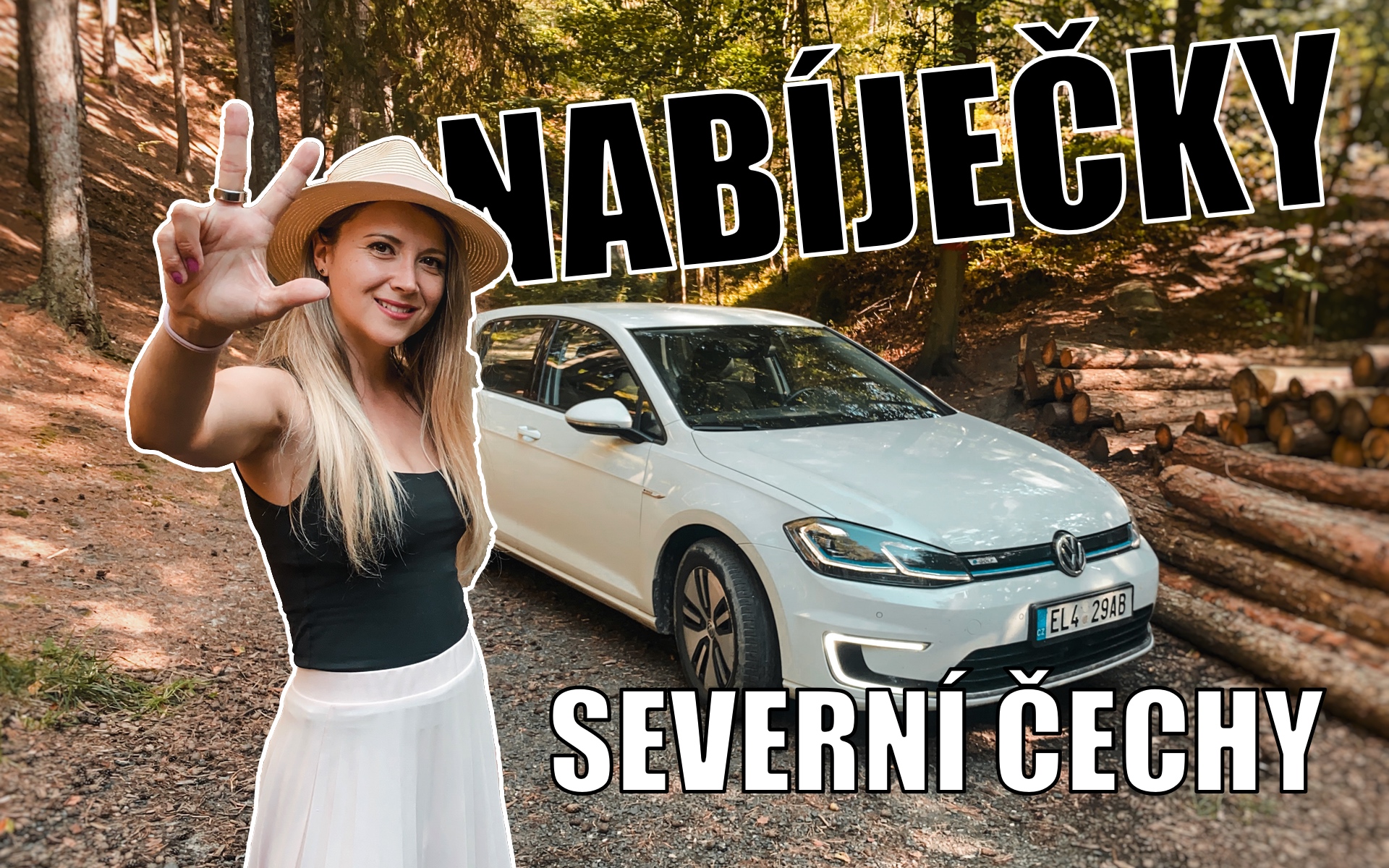elektromobil žena volkswagen e-golf elektromobilita anita plasová dobitý baterky